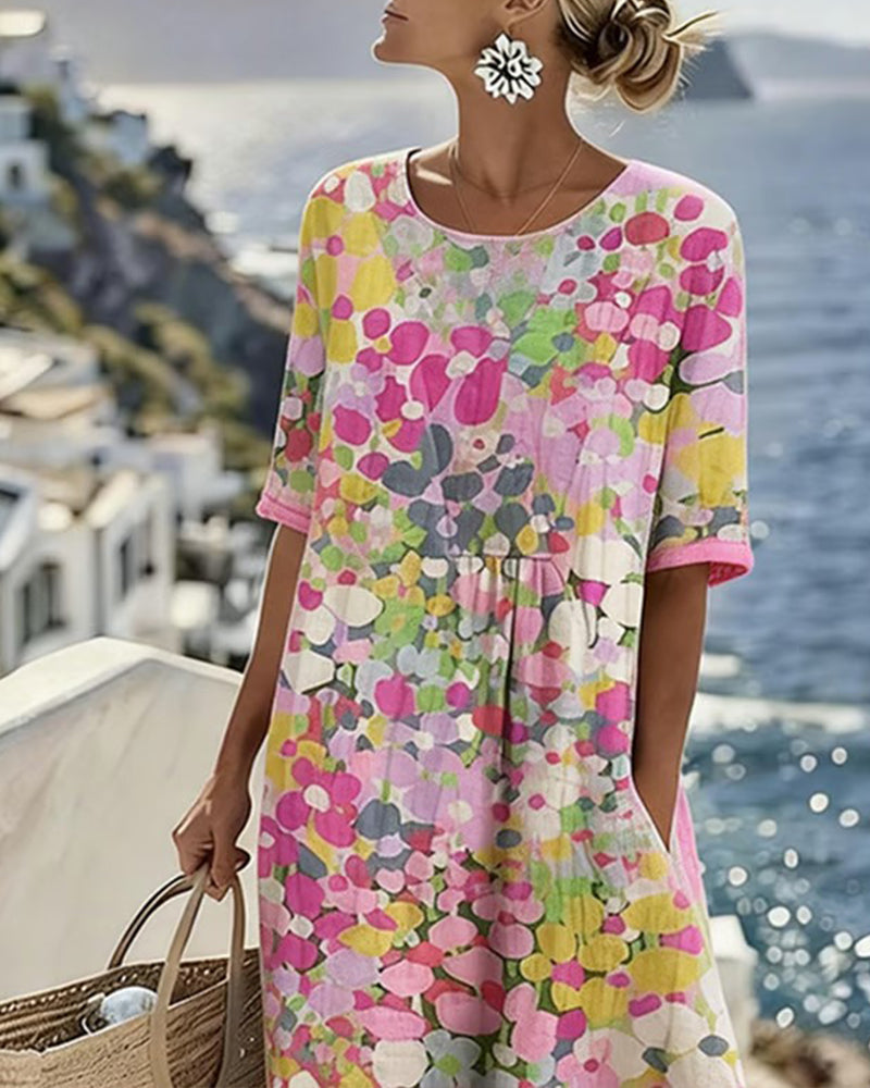 Elizabeth Bay Floral Midi Dress