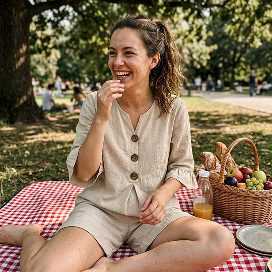 Church Point Blouse & Shorts Set