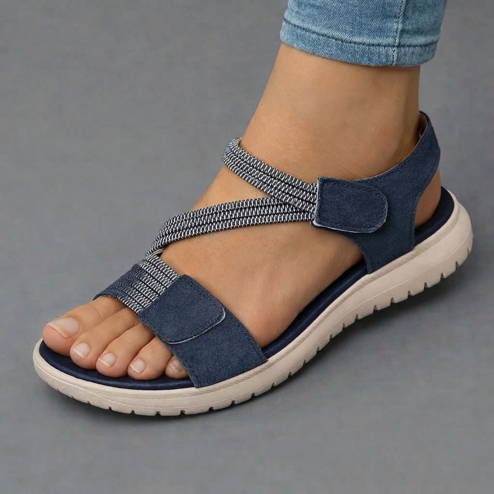 Maroubra Multi-Strap Sandals in Blue
