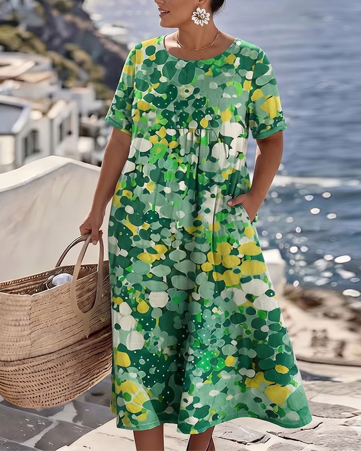Elizabeth Bay Floral Midi Dress