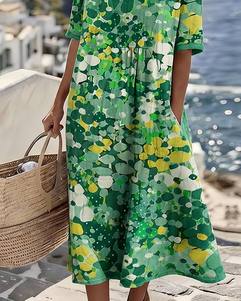 Elizabeth Bay Floral Midi Dress