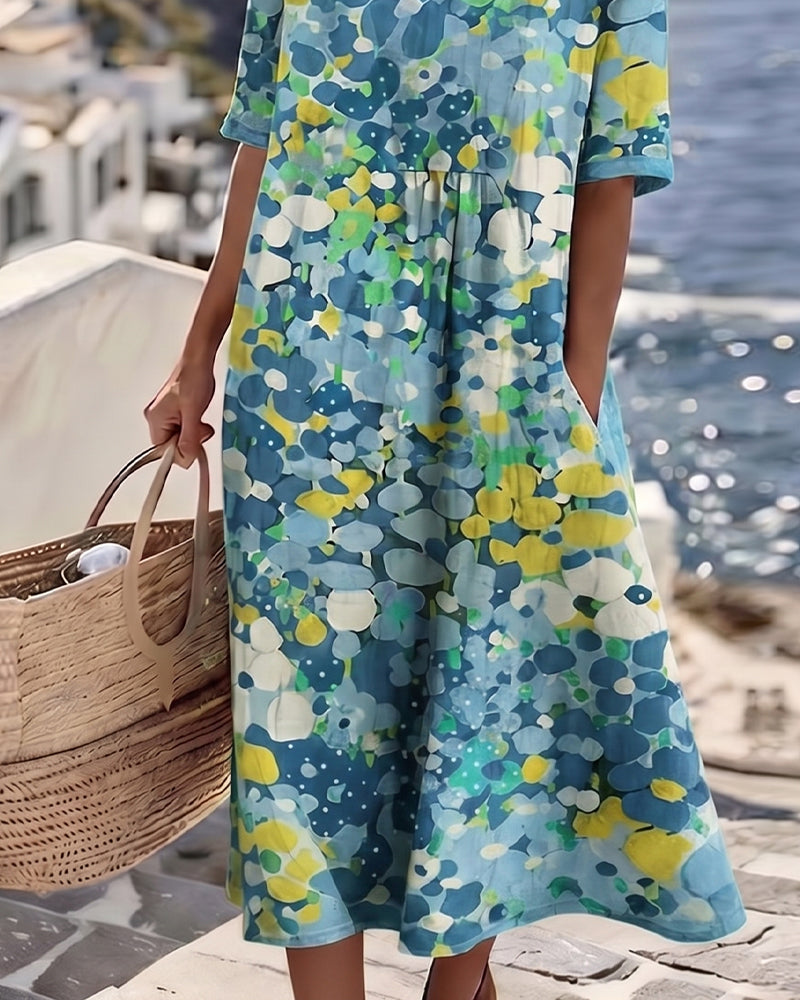 Elizabeth Bay Floral Midi Dress