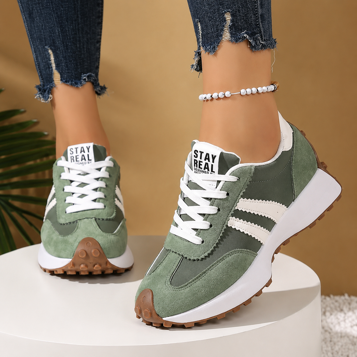 Tamarama Retro Sneakers in Green