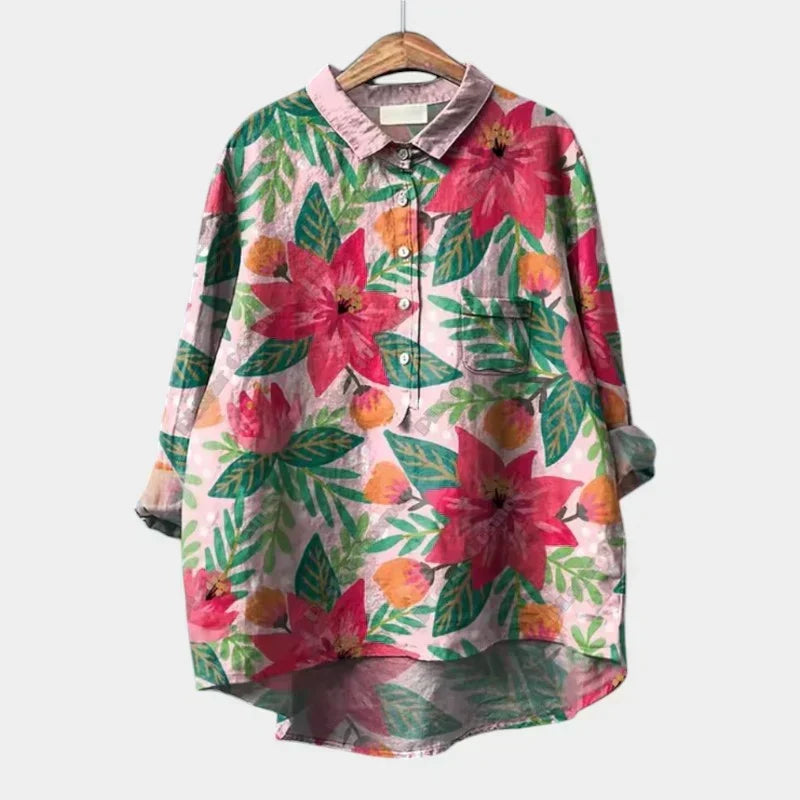 Fairlight Printed Relaxed Tunic in Tropical Bloom