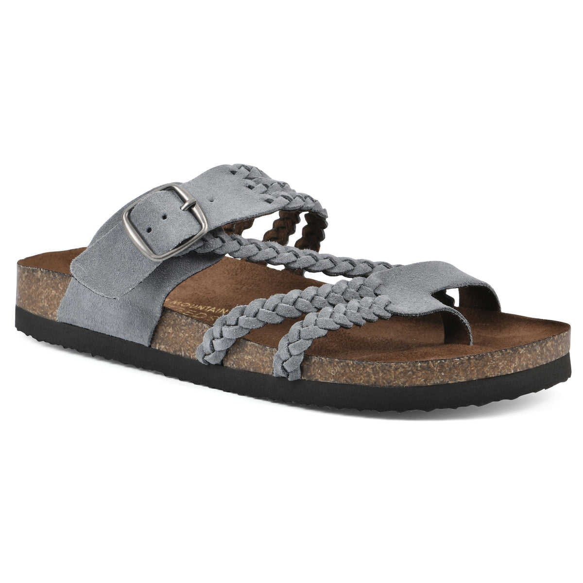 Bilgola Braided Footbed Sandals in Blue