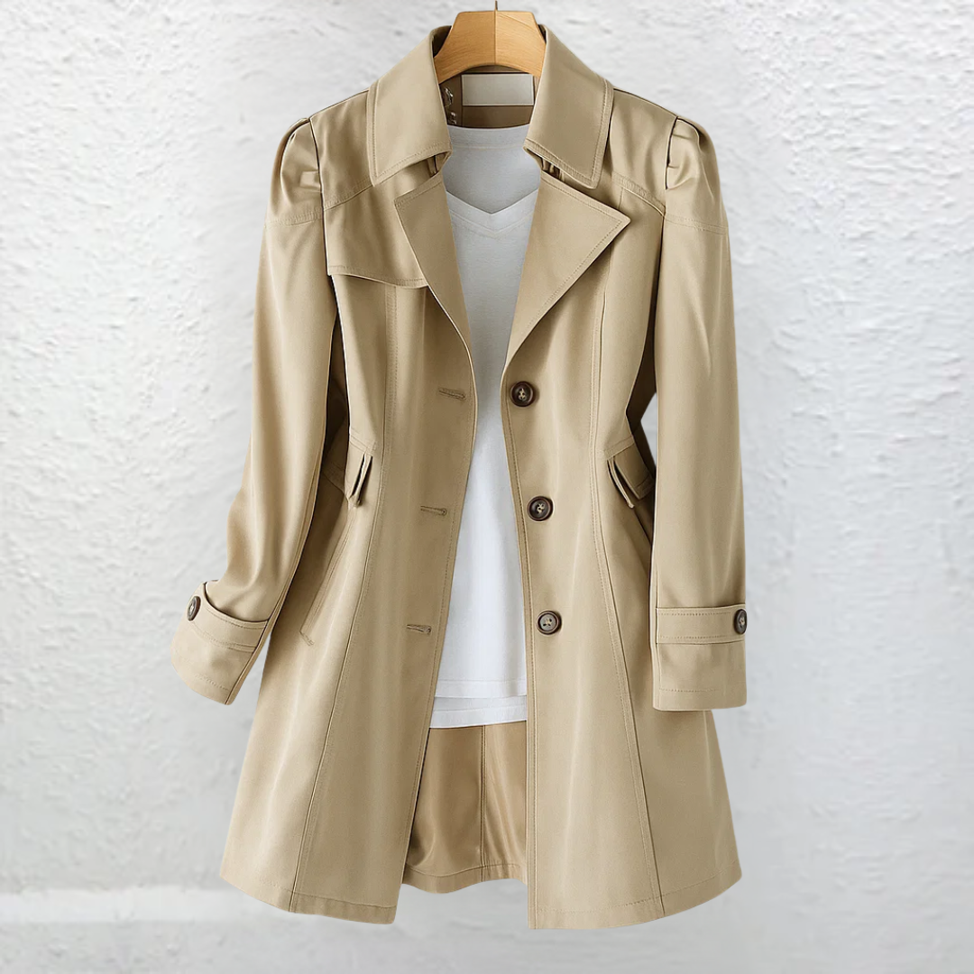 Millers Point Classic Trench Coat in Khaki