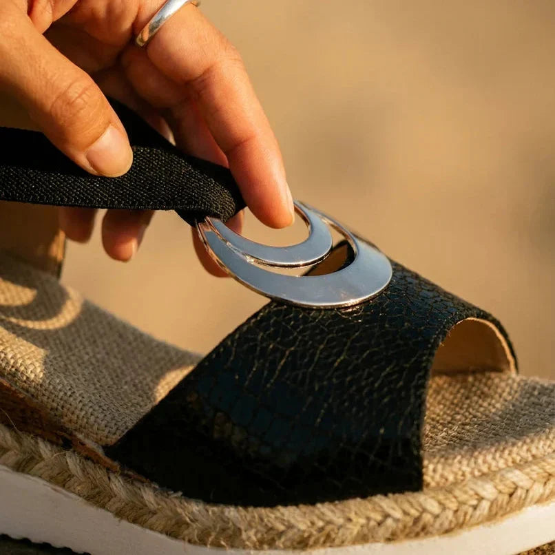 Palm Beach Cork Wedge Sandals