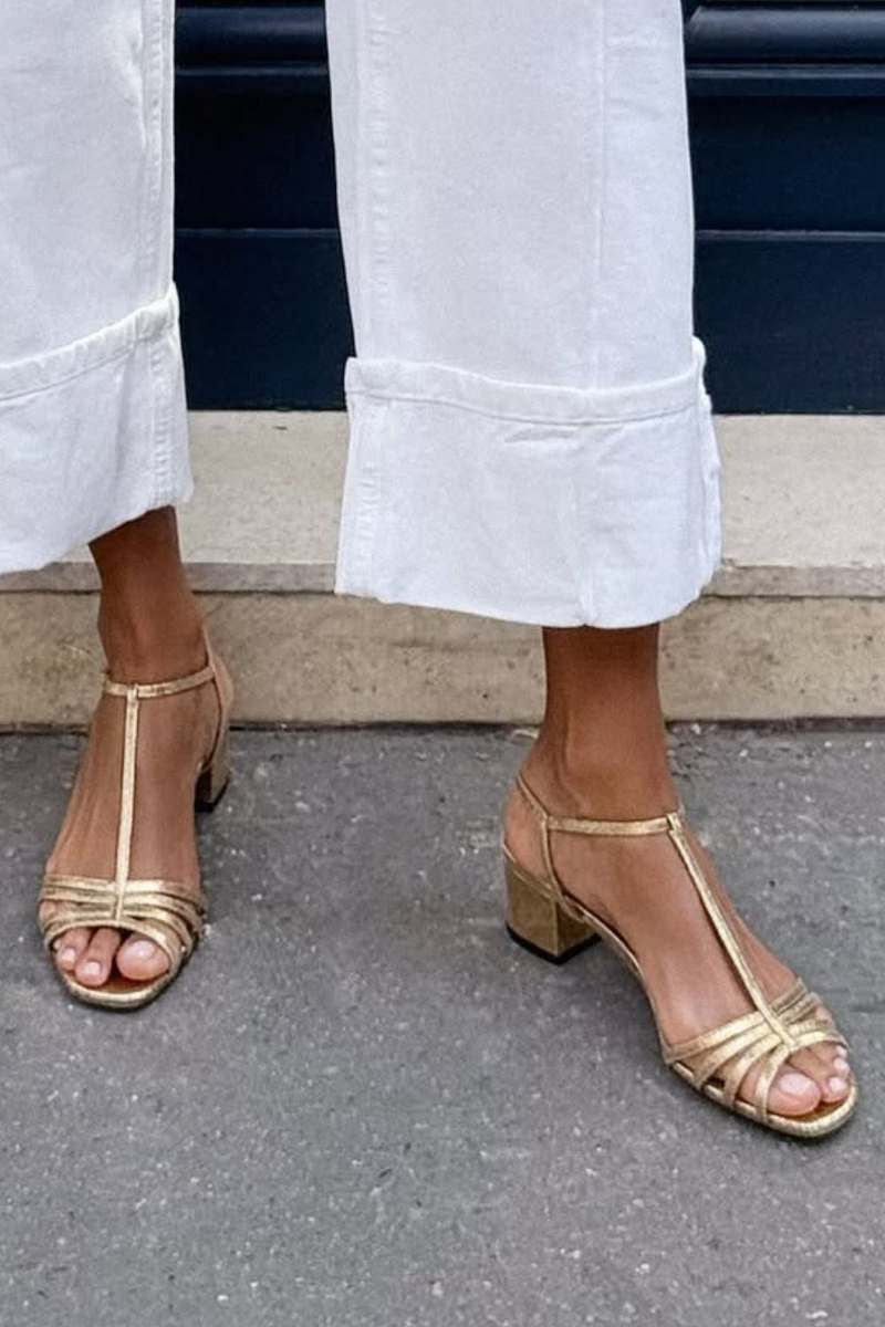 Bellevue Block-Heel Sandals