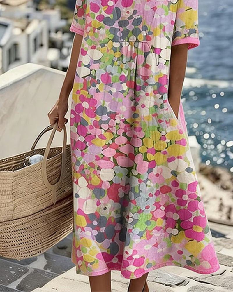 Elizabeth Bay Floral Midi Dress