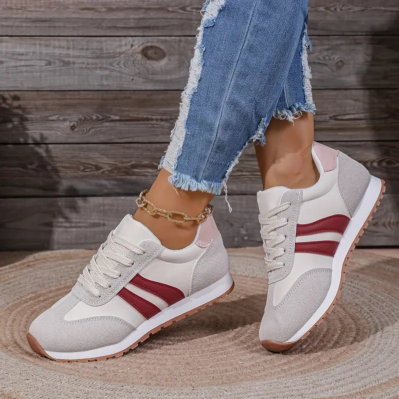 Clovelly Everyday Trainers in Red
