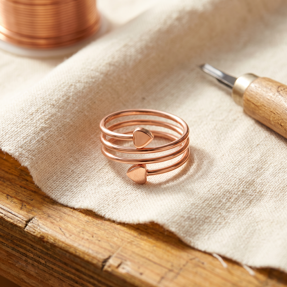 Kirribilli Heart Copper Ring
